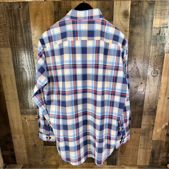 Mizzen+Main Weaver’s Flannel Plaid Button Up Shirt Multi Size XXL Retail 128 - Picture 10 of 11